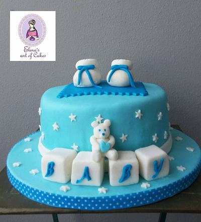 Baby shower cake  - Cake by elenasartofcakes