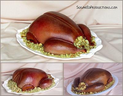 Roast Turkey Cake - Cake by Sharon Zambito
