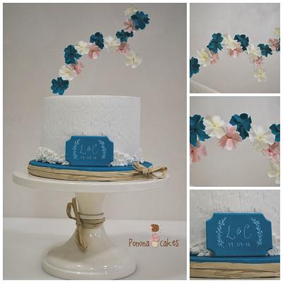 Engagement party cake - Cake by Ponona Cakes - Elena Ballesteros