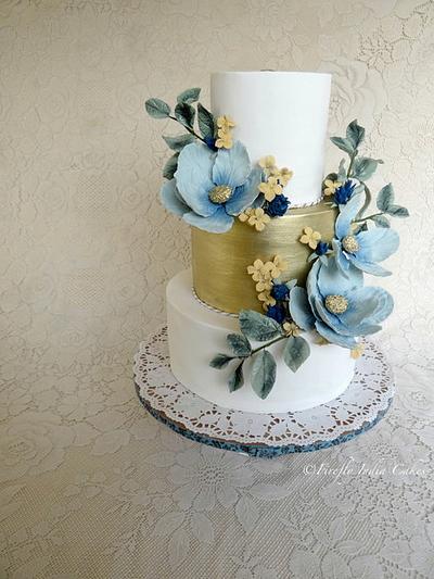 Something Blue - Cake by Firefly India by Pavani Kaur