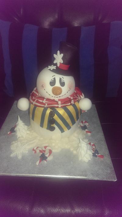 snowman - Cake by Martina Bikovska 