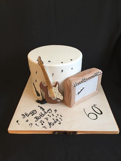 Fender strat cake  - Cake by Andrea 