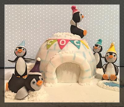 Pinguin Party - Cake by Tortengwand by Dijana