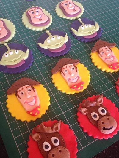 Toy story cupcake toppers - Cake by The sugar cloud cakery