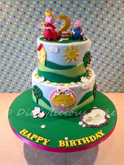Peppa Pig & George - Cake by Dinkylicious Cakes