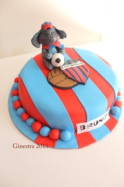 Calcio Catania - Cake by Ginestra