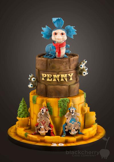 Labyrinth Worm Cake - Cake by Little Cherry