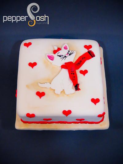 Marie, Aristocats! - Cake by Pepper Posh - Carla Rodrigues