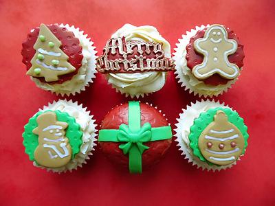 Christmas cupcakes - Cake by Vanilla Iced 
