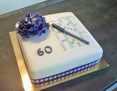 60th birthday cake  - Cake by Sonka