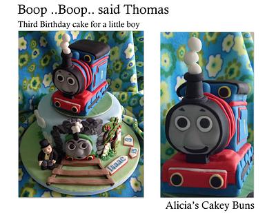 Boop Boop ! says Thomas - Cake by Alicia's CB