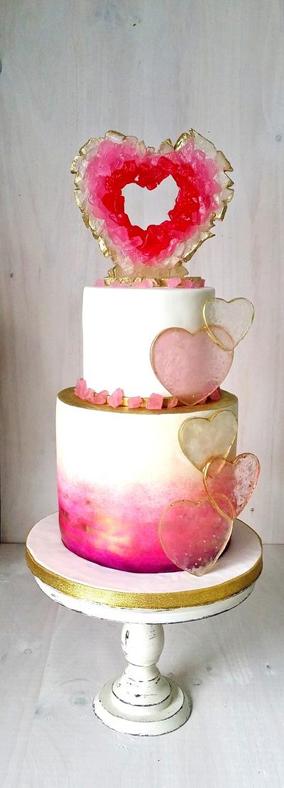 "Geode Hearth Cake" - Cake by Sophia  Fox