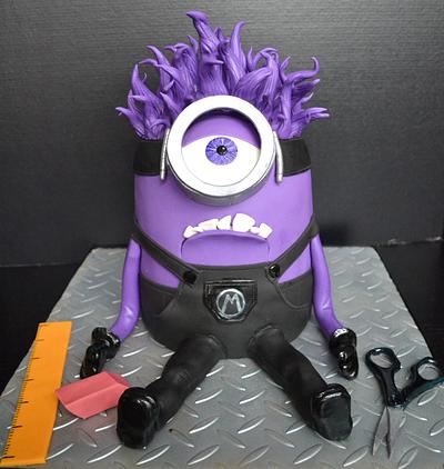 Evil minion cake - Cake by Carol