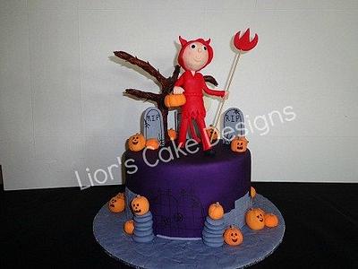 Halloween Birthday - Cake by Lior's Cake Designs