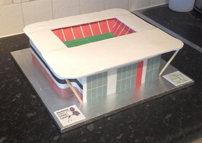Football Stadium - Cake by Oliver