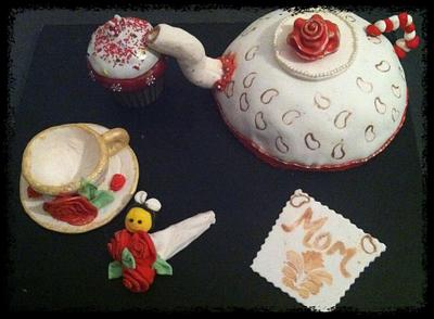 Tea party cake - Cake by Delectable Dezzerts by Amina