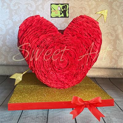 3D heart cake - Cake by Sweet Art