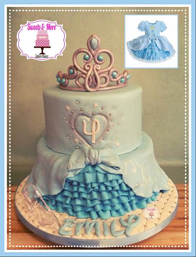 cinderella dress cake - Cake by sweetsnmore