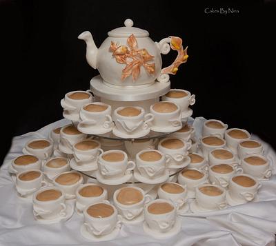 Lets Have a Proper Cuppa Tea - Cake by Cakes by Nina Camberley
