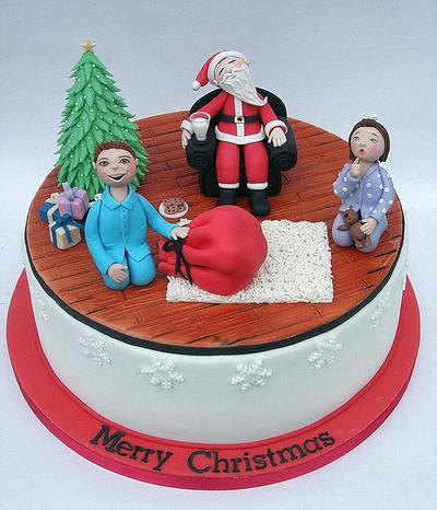 Ssshh, Santa's sleeping - Cake by Karen Geraghty