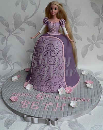 Beth's Rapunzel Doll Cake - Cake by Jane Moreton