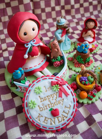 Red Riding Hood Theme Toppers - Cake by Sachiko Windbiel