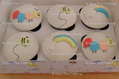 Baby Shower Cupcakes - Cake by Glass Pear Catering