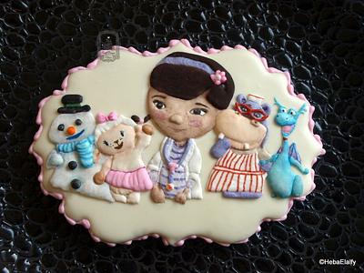 Doc McStuffins cookies. - Cake by Sweet Dreams by Heba 