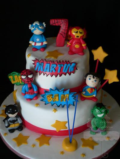 Super Heroes cake - Cake by BBD