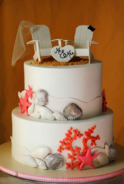 Beach Wedding Cake - Cake by mabaker
