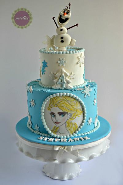 Frozen - Cake by miettes