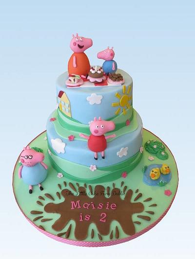 Peppa Pig and Family - Cake by Little Cake Fairy Dublin