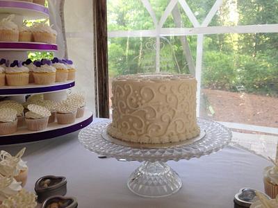 Wedding Cake - Cake by Kay's Cupcakes