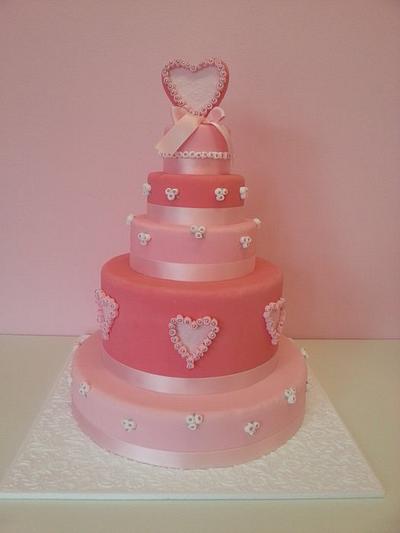 Pink wedding! - Cake by AtelierDelleTorte