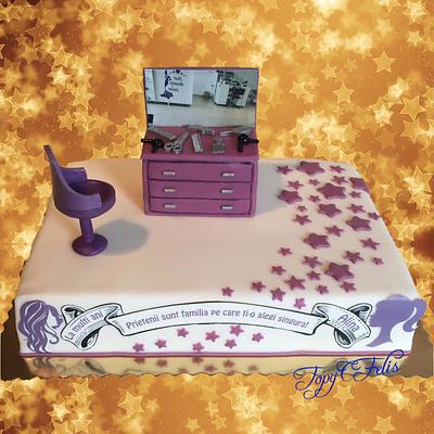 Cake for a hairstylist - Cake by Felis Toporascu