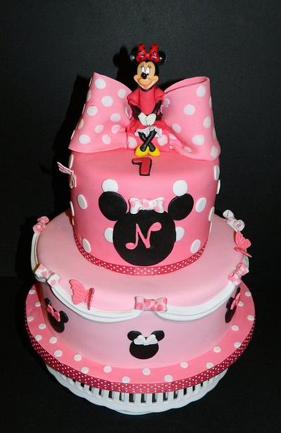 Minnine Mouse cake - Cake by Margeaux  Gough