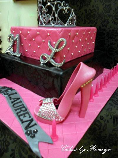 Princess Bling Cake for Lauren - Cake by Raewyn Read Cake Design