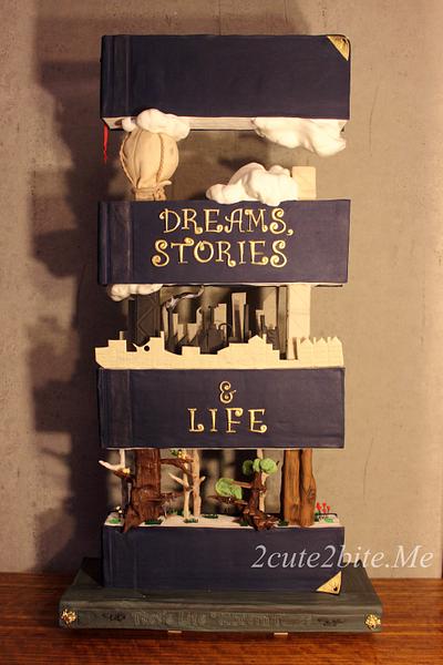 "Dreams,Stories & Life" Entry- Cake Show Istanbul 2015 - Cake by 2cute2biteMe(Ozge Bozkurt)
