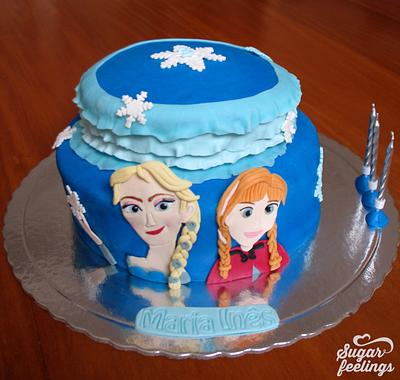 Frozen - Elsa & Anna - Cake by Sugar feelings