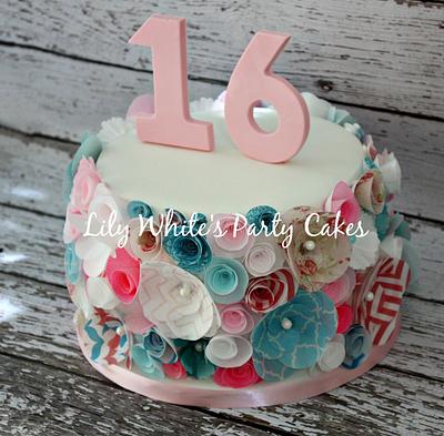 Super Sweet 16! - Cake by Lily White's Party Cakes