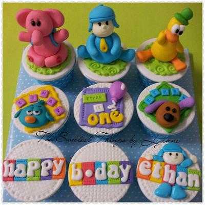 pocoyo and friends cupcake - Cake by lyanne