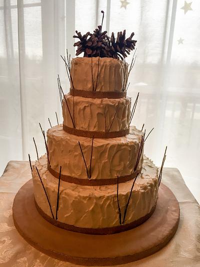 Rustic Wedding Cake - Cake by Cathy Gileza Schatz