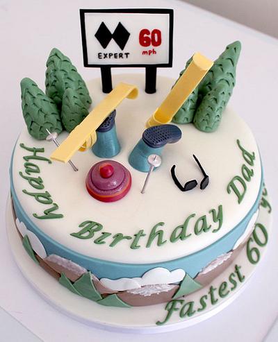 60th birthday novelty cake - Cake by Dominic Francis