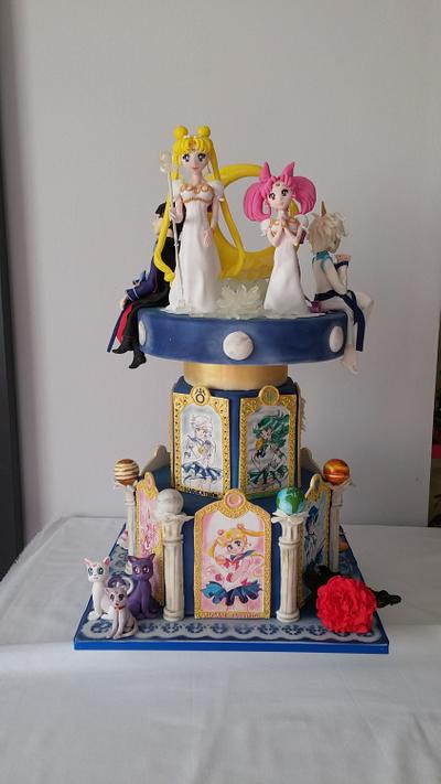 Sailor Moon cake - Cake by SweetSugarSem