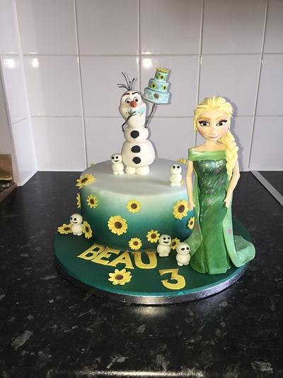 Frozen fever - Cake by Maria-Louise Cakes
