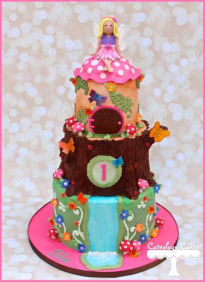 Woodland Fairy Cake  - Cake by Cuteology Cakes 