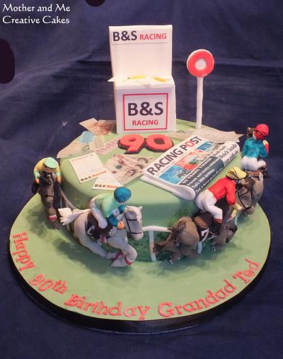 Horse Racing cake - Cake by Mother and Me Creative Cakes