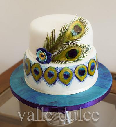 Pavo Real hand-painted - Cake by Maribel