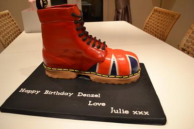 Dr Martin Boot Cake - Cake by Rachel Nickson