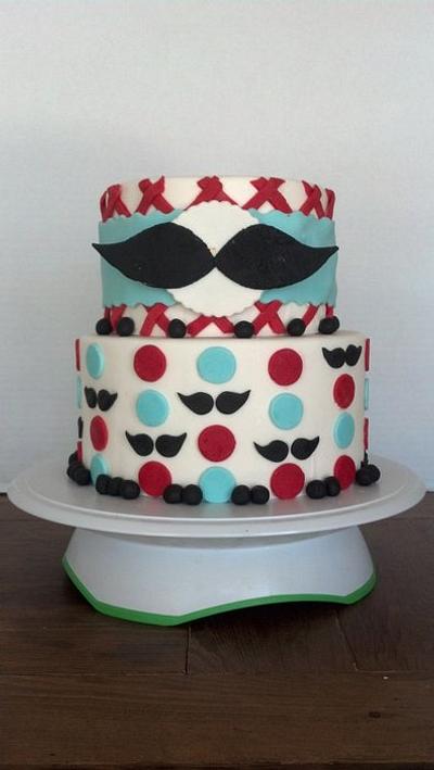 Moustache Cake - Cake by SugarBritchesCakes